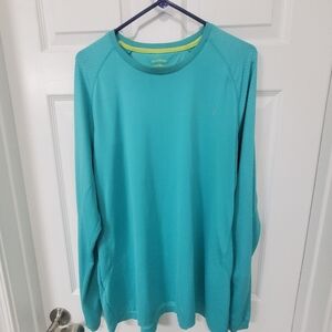 Reel Legends Aqua Long Sleeve Shirt